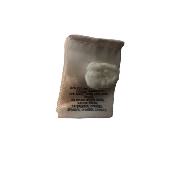 Anthropologie Moth Cream Silver Knit wool blend Sweater size S - Picture 11 of 13